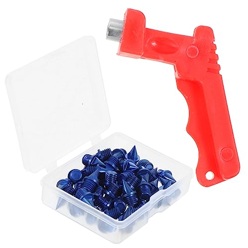 5 Conjuntos Picos De Pirâmide De Aço Picos De Trilha Com Chave Picos De Tênis De Basquete Acessórios