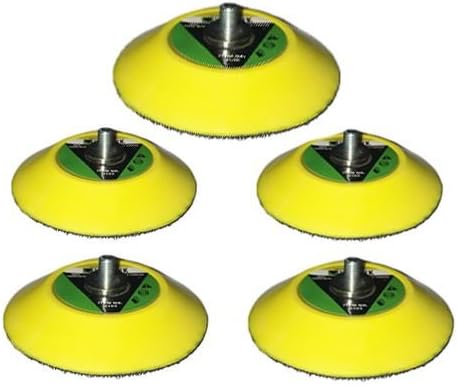 5 x 3" 75mm Hook Loop Sanding Polishing Backing Pad M6 Thread for Air Sander