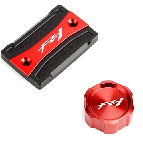 Tapa de depósito para FZ1 Fazer 2006-2015, el toque de aluminio rojo ideal para tus rutas
