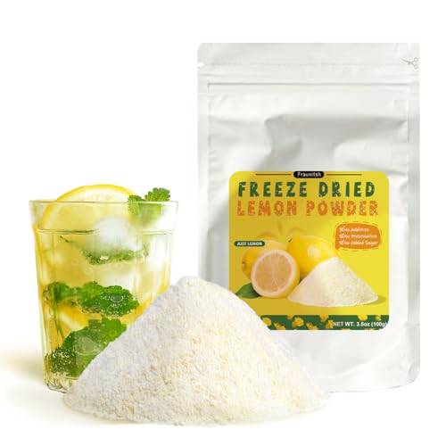 Fraunitsh Freeze Dried Lemon Powder 3.52oz | Refreshing
