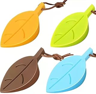Aruiteng Doorstops,4 PCS Door Stopper Wedge,Rubber Door Stopper,Door Wedges,Leaf Style Door Wedge with Lanyard Flexible fo...