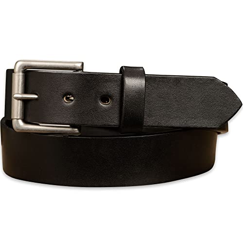 Bullhide Belts Mens Leather Belt for Work, Casual, Dress 1.50