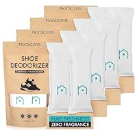 NonScents Shoe Deodorizer - Odor Eliminator, Freshener for Sneakers, Gym Bags, and Lockers