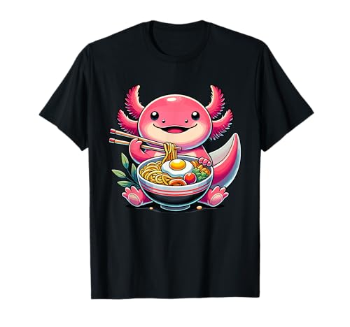 Axolotl Nouilles Ramen pour filles et enfants | Anime kawaii, Axolotl T-Shirt