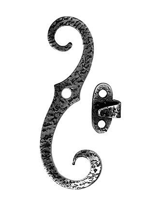 8104 6.75 Inch Steel Shutter Dog Wood