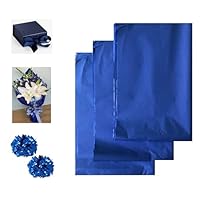 Bloemen vloeipapier | Zijdevloei blauw
