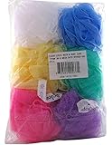 Clean Logic Mesh Bath Sponge 40G (6 Pieces) Assorted Colors