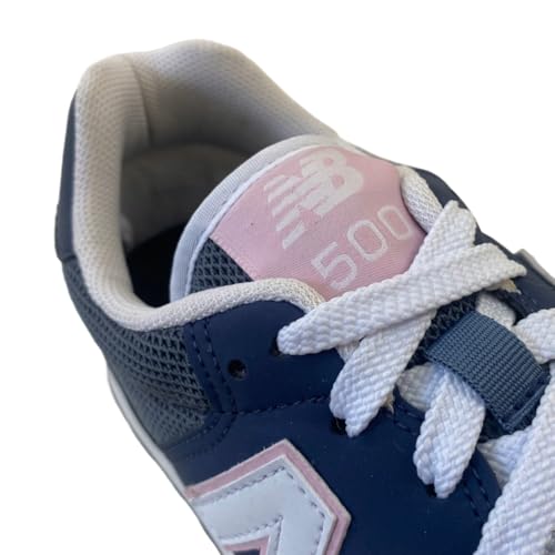 TENIS NEW BALANCE 500V2 FEMININO NAVY/MID CENTURY PINK, Calçados Femininos, MARINHO/ROSA CLARO, 36