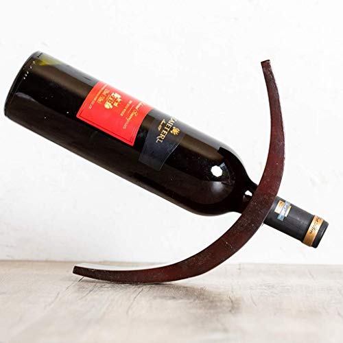Soporte para botellas de vino de madera estrecho miniatura 5