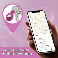 JETech Silikon Hülle für AirTag, Drachenfrucht – Ansicht 6