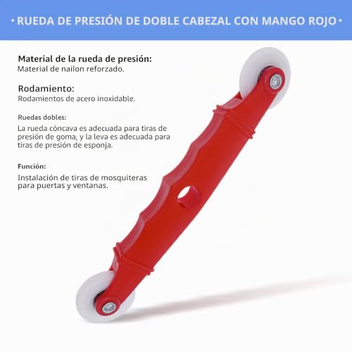 Miniatura 4 de Bigcheer 3 Pack Pantalla Herramienta De Rodillo Giratorio Rodillo Para Mosquitera Y 3.5mm Gancho De Tira De Goma Accesorios Para Mosquiteras Ccesorios Ventana Sello De Puerta