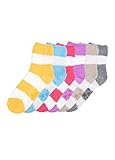 Mamia 6 Pairs Women's Cozy Slipper Socks Fuzzy Sock Multi Color (2 Tone)