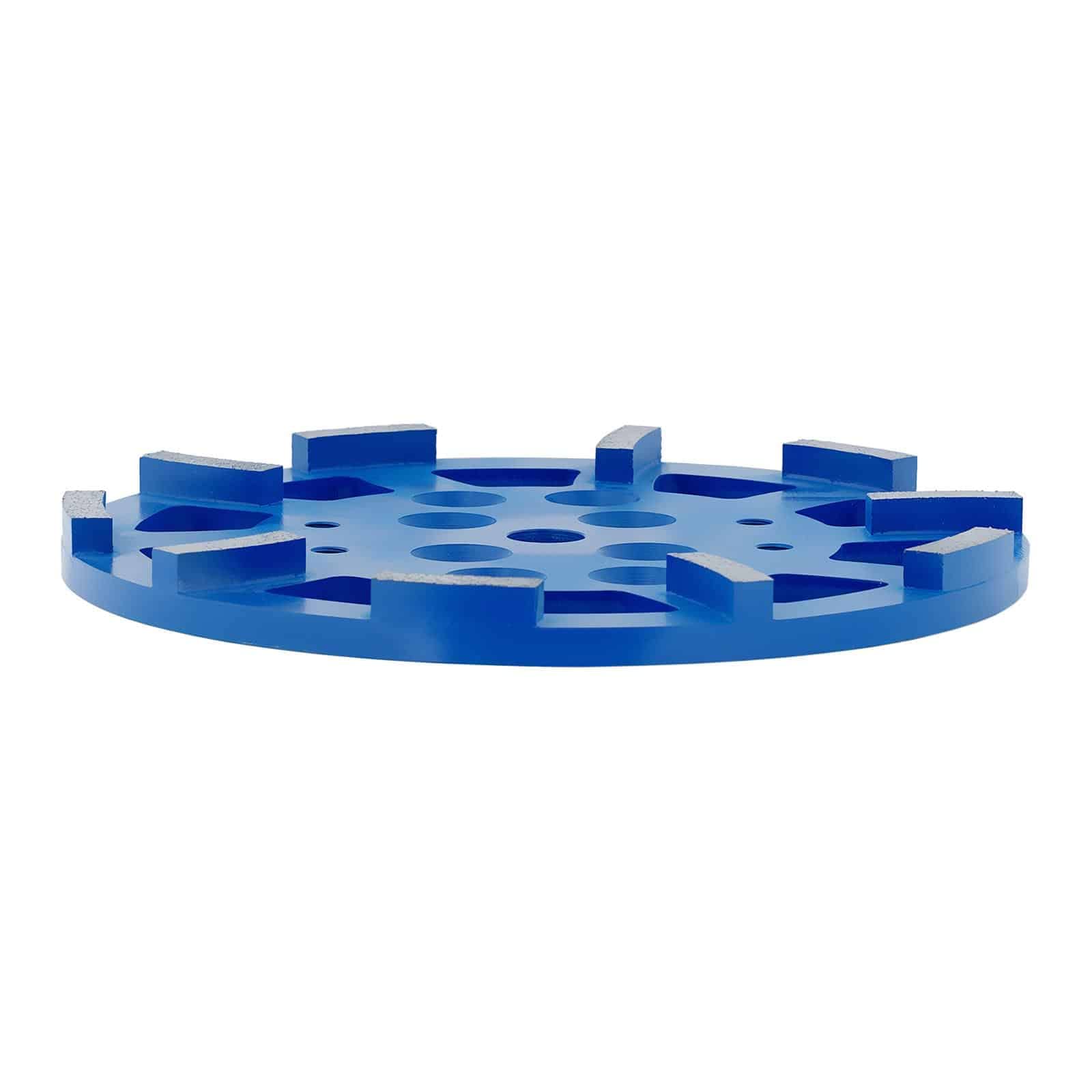 MSW Disque Diamant À Meuler Le Béton Plateau De Surfaçage Diamanté Meule Disque À Surfacer MSW-FGGD-1 (Grain 30, ø 250 mm, 10 Segments @ 10 x 10 x 40 mm, Acier & Diamant)