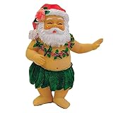 Island Heritage Hula Santa Ornament