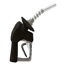Husky Unleaded Fuel Nozzle, Made in USA, with 3-Notch Hold Open Clip Grip Guard, Model 159559-04
