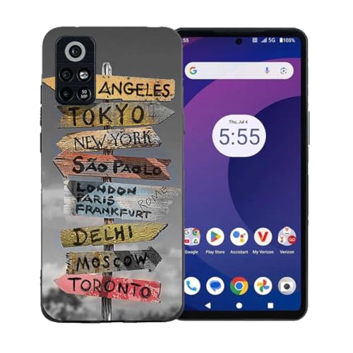 CongJiaLingXi Hülle für Orbic Trophy 5G Verizon 6.67 Zoll, Weiches Silikon TPU Stoßfest Schutzhülle Anti-Kratzen Handyhülle Cover Bumper Hülle, BST17