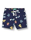 United Colors of Benetton Jungen Short 4HF2G900J Badehose, Blu 77K, 82