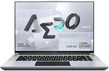 GIGABYTE - AERO 16 YE4 Gaming Laptop - 60Hz UHD 3840x2400 - NVIDIA GeForce RTX 3080 Ti - Intel i9-12900H - 2TB M.2 SSD with 32GB DDR4 RAM - Windows 11 Pro (AERO 16 YE4-A4US928HP-R) (Renewed)