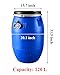 Plastic Drum, Plastic Barrel with Lid, Food Grade Barrel, for Shipping Air Tight Industrial Storage Container