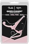 Fender X Kyser Quick-Change Electric Guitar Capo (Shell Pink)
