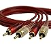 HTDYOO 2 RCA to RCA Audio Cable, RCA Cable, Suitable for Home Theater, high-Definition TV, Game Consoles, and high-Fidelity Audio Systems - 5 Feet