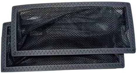 2pcs Floor Vent Covers with Air Vent Filter Mesh 2pcs,Heat Air Vent Covers Floor Vent Covers for Floor Registers Brown
