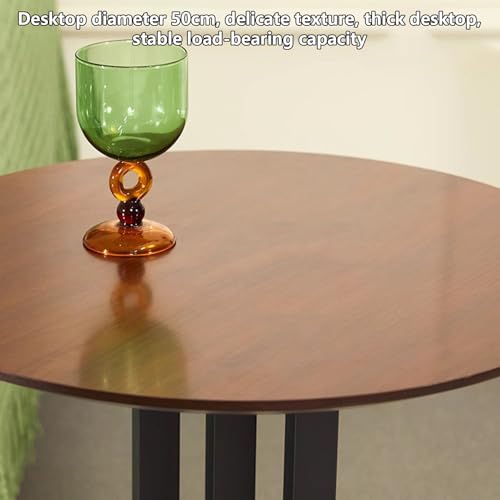 Table centrale salon ronde JATIBOSH petite table basse pour espace réduit - 4