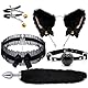 GKLWEJ Analplug Paaren Cosplay mit Fuchsschwanz, 5pcs/set Analplug Schwanz Sexspielzeug, Sex Spielzeug Set, Analplug+Nippelklemmen+Spitze Halsband + Katze Ohren+Portball, für Männer Frau Paare
