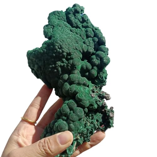 Stone Malachite Cluster, Quartz Crystal Home Office Decora(Size:2-2.5kg) Gemstone Stone