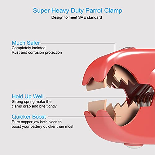 Topdc 1 Gauge 25 Feet Jumper Cables With Ul-Listed Clamps, Quick Connect Plug For Car, Suv Trucks Battery, Heavy Duty Automotive Booster Cables For Jump Starting Dead, Weak Batteries With Carry Bag #TOP1