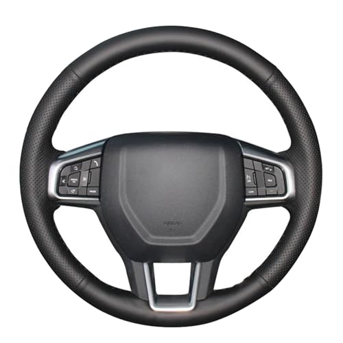 KJWPYNF Caches de Volant, pour Land Rover Discovery Sport 2015-2017, Personnaliser Bricolage Couture à la Main Cuir Cousu à la Main