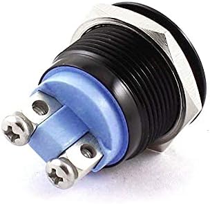 19mm 3/4 Mounting Hole Metal Momentary Push Button Switch, Waterproof Car Switch Start Button
