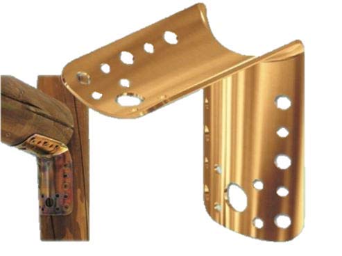 Piastra di giunzione piegata per legname Ø 80/100 mm. cf. 24 pz.