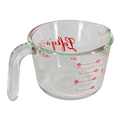 Vaso medidor de vidrio Lefty's 2 tazas miniatura 2