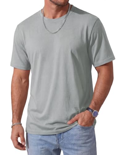 magcomsen MAGCOMSEN Mens T-Shirts Short Sleeve UPF 50+ Lightweight Moisture Wicking Basic Crewneck Casual Summer Cooling T Shirt