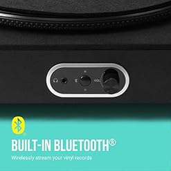 Jam Sound Stream+ Platine, Enceinte Stéréo Intégrée, Connectivité Bluetooth, 3 Vitesses, Adaptateur CA, Câble RCA vers… - Les Beatles, Paul McCartney, John Lennon, RIngo Starr, George Harrison Jam Sound Stream+ Platine, Enceinte Stéréo Intégrée, Connectivité Bluetooth, 3 Vitesses, Adaptateur CA, Câble RCA vers… – Image 4