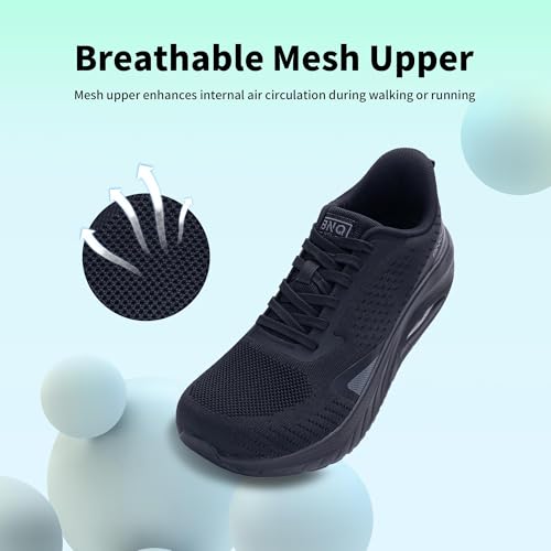 MEHOTO Wide Toe Box Shoes for Men Arch Support Running Shoes Tennis Fashion Walking Sneaker Wide Width Orthotic Shoe for Plantar Fasciitis Size 8-134