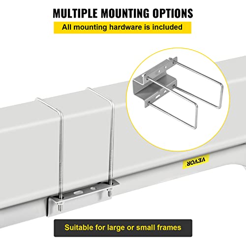 Miniatura 4 de Vevor Guías Para Remolque De Barcos 62x116 Cm, Un Par De Guías De Lanzamiento De Aluminio, Resistentes A La Oxidación Con Ancho Ajustable, Para Moto Acuática, Barco De Pesca, Velero, Bote Marino