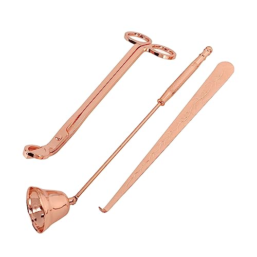 Tyenaza 3PCS Candle Wick Trimmer Set, Wick Trimmer Candle Snuffer Wick Dipper Stainless Steel Candle Accessory Set, for Extinguished Candles, Ornaments