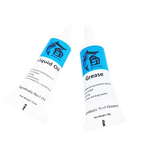 Heoolstranger 14.8ml Lubricante Especial para Rodamientos De Aceite De Carrete De Pesca, Engranaje De Precisión De Carrete Grasa De Carrete para Discos De Metal Estriado Carrete Fijo Y Best Service Cover