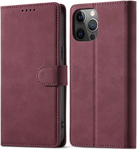 Étui portefeuille iPhone 13 Pro rouge pour vos sorties