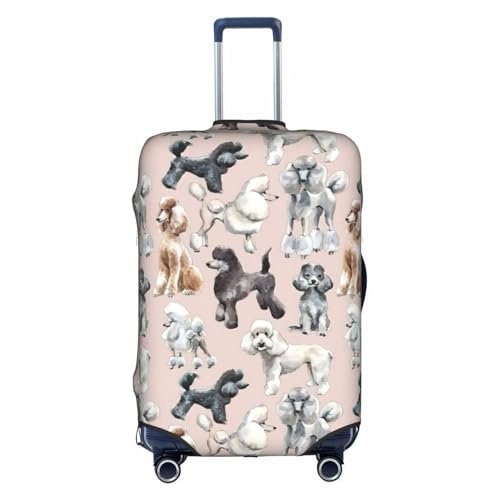 Housse de bagage élastique Oodles of Caniches lavable pour valise M