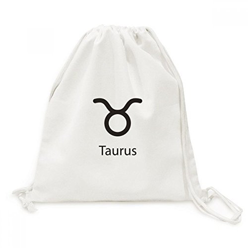 Sac cordon Toile motif Constellation Taureau en tissu souple et résistant