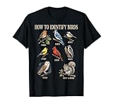 Funny How to Identify Birds Birding Humor Bird Watcher T-Shirt