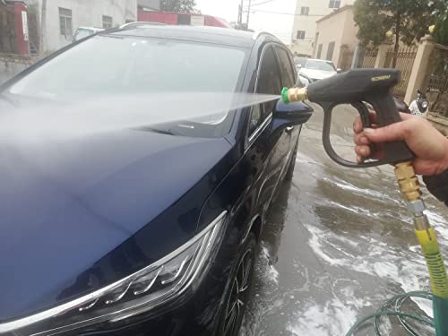Gdhxw X-884 Pressure Washer Gun Foam Cannon 5 Nozzles 2 Conversion Adapter Cleaning Gloves,For Pressure Washer #TOP4