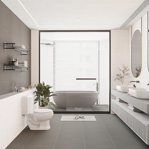 Piscina Matte Dark Grey Porcelain Floor and Wall Tile Sample