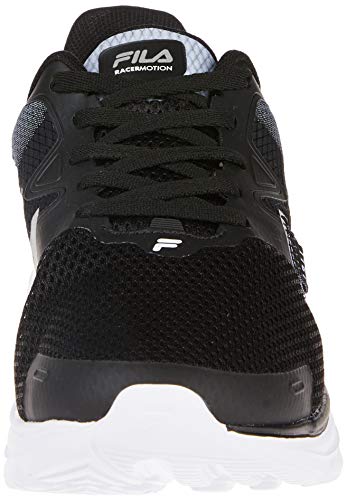 Tênis Racer Motion, Fila, Masculino, Preto/Branco/Limão, 41