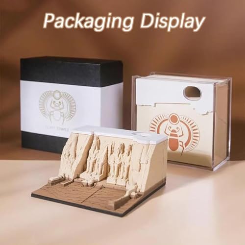 Decorative notepad avec sculpture de temple, une idée de cadeau originale pour collègue - 5