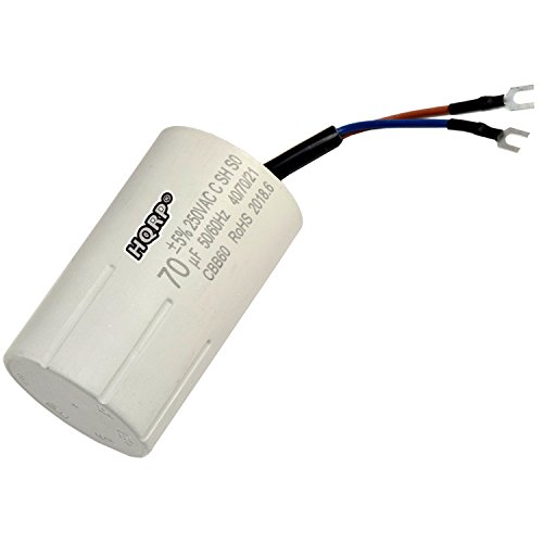 Hqrp 70Uf 250V Run Capacitor Works With Ac Electric Motor Start Hvac Blower Compressor Pump Cylindric Round 70Mfd Harbor Freight Cbb60, Harbor Freight Wood Chipper #TOP29