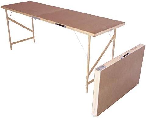 Wooden Hardboard Folding Wallpaper Paste Pasting Table
